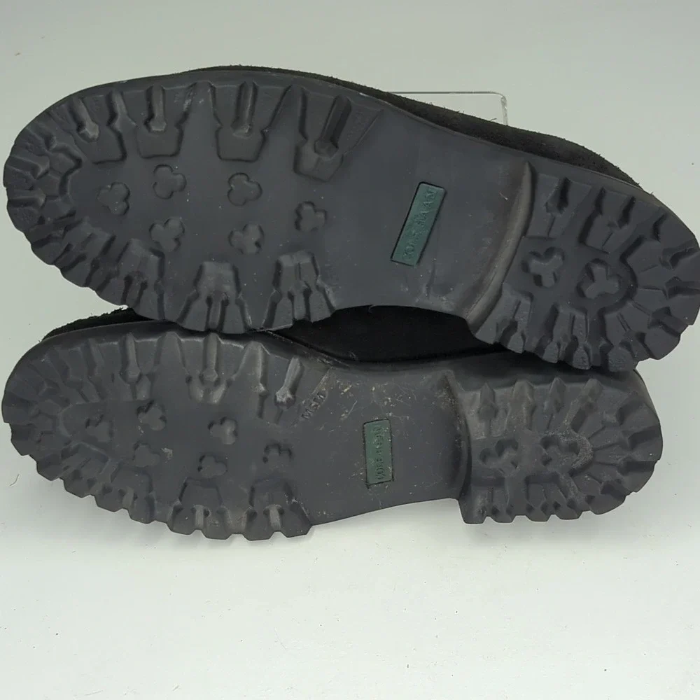 Cole Haan Kids Black Suede Leather Slip On Loafers Comfort Shoes‎ Women's 5
